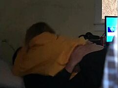 Cheating girlfriend caught riding on real hidden camera