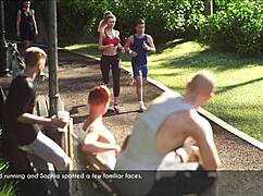 A Wife And Stepmother Enjoy A Relaxing Jog Together