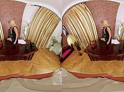 cherry kiss in czech vr cures erection with blowjob and doggystyle