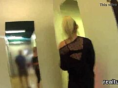 Charming Czech Cutie Tempted in Shop, Strips and Screwed in POV