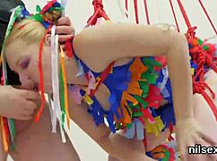 slutty sweetie endures painful butthole treatment in asylum