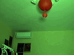 Pretty brunette amateur tries on new sexy bikinis, showing off her big natural tits.