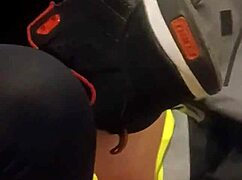 my friend is having fun destroying my sneakers