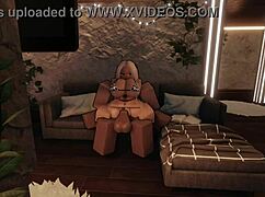 I roughly fuck a blond cow slut, riding her big tits and cumming in her mouth