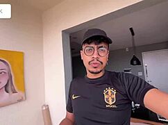 Mostrando Apartamento Novo E Estreando Com Foda Caseira Ft Amberzinha!