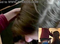 Lesbian best friend deepthroats big cock for a place to stay 😈