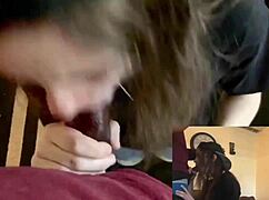 Lesbian best friend deepthroats big cock for a place to stay 😈