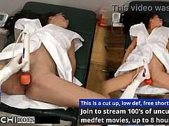 Freshman Gets Mandatory Hitachi Orgasm From Doctor-Tampa - Angel Santana
