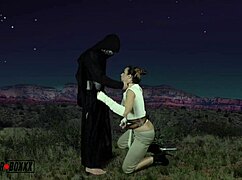 Rey Gets Mesmerized By Jaime Vine In Cosplay Costumes