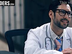 Doctor Fists Patient Roughly In Hospital Bed