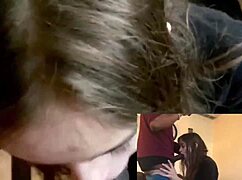 Lesbian best friend deepthroats big cock for a place to stay 😈