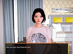 Exploring the dynamics of my new family with redhead teen and milf