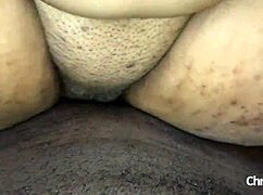 Amateur Fat Pussy Cowgirl Fucking Big Black Cock Close Up