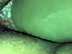 Muscular ebony babe achieves orgasm playing with big wet pussy lips using dildo