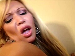 Milf with Huge Tits Teases in Interracial Blowjob Scene - Part 4