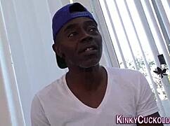 mistress faces humiliation in interracial group facial