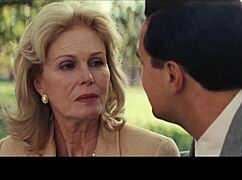 Blonde milf and brunette share passionate kissing in missionary.