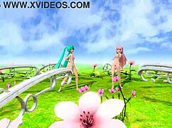 Hatsune Miku And Luka Dance Nude In Worlds End