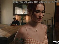 dominant husband controls his ebony wife in rough 3some group sex