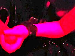 Experimenting with another well-endowed guy at glory hole