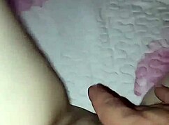 Quick Slap on Pregnant MILF Slut's Pussy
