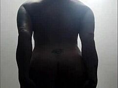 Hot chick teases and shows dick