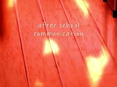 Komi san's big tits in bold blowjob cumshot