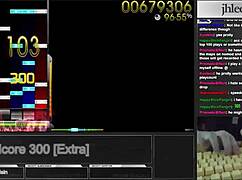 osu mania jhlee0133 speedcore 300 dt 95 06 gameplay