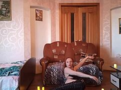 Redhead Cherry Overknees Engages In Intense Boot Play With Ass Focus