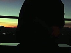 Big boobed Tasha Reign sucks James Deen's dick after their date