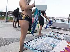 In Mini Shorts, Guys Devour Me With Eyes On Beach