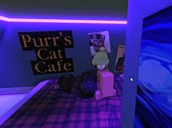 Woman in the cafe had ripped leggings, so we had an unexpected encounter.