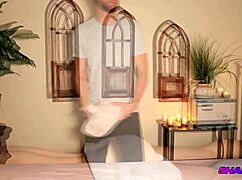 Older Asian Milf Coco Scorpio Gives Handjob Massage