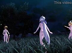 Kagamine Rin Meiko Haku Nude Mod