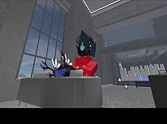 Demon And Succubus Interact On The Couch