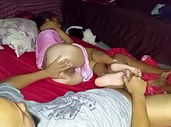 Homemade video of husband and teen 18+ in intimate moment