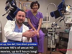 Jackies Banes gets yearly gyno exam by Nurse Lilith Rose. Hidden camera catches every detail at GirlsGoneGyno.