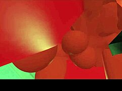 Demon And Succubus Interact On The Couch