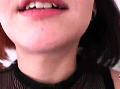 Half-Sister Gives Intense Blowjob Almost Caught!