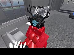 Demon And Succubus Interact On The Couch