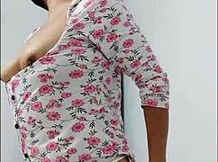 Milf With Beautiful Ass Dances Showing Big Nipples!