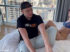 Cofla Lets Me Fuck His Girlfriend Johabettina And Cum In Her Mouth
