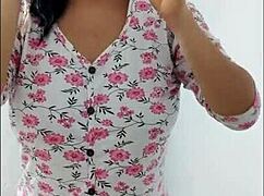 Milf With Beautiful Ass Dances Showing Big Nipples!