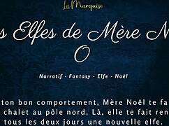 les elfes de mere noel with french dirty talk christmas