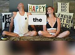 Caught with older woman in surprising moment