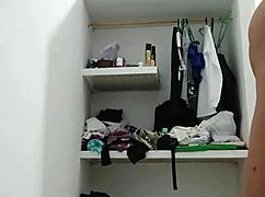 Hot teen 18+18 strips naked in front of the camera and is watched by her teacher teen 18+18.