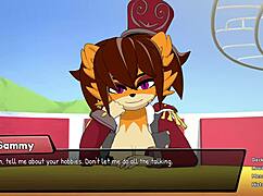 Imagine playing comical games on honeymoon, tits bouncing in the heat