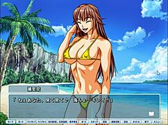 The wife in bikini gets captured in episode one