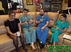 i check canadian ass in dental gloves