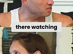 Caught with older woman in surprising moment